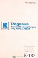 Koehring-Koehring Pegasus, E-H Servo Drives, Electro Hydraulic, Install & Service Manual-E-H-01